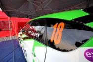 Rallye Český Krumlov: Čtvrteční odpoledne na Výstavišti v Českých Budějovicích
